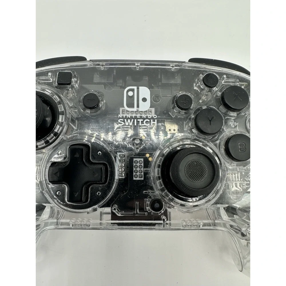 PDP Afterglow Wireless Deluxe Controller for Nintendo Switch Clear Tested